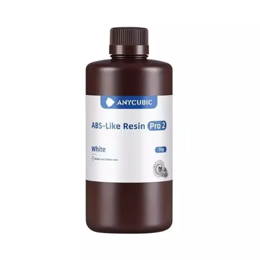 Anycubic ABS Pro 2 3D Yazıcı Reçine - Beyaz - 1Kg - 1