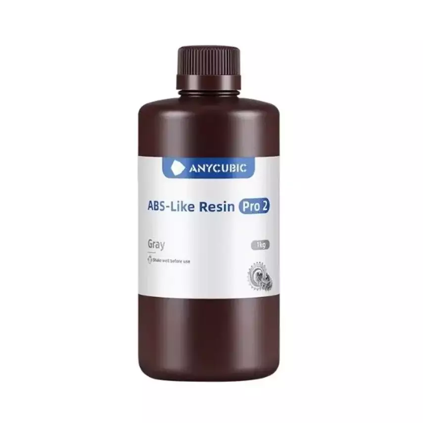 Anycubic ABS Pro 2 3D Yazıcı Reçine - Gri - 1Kg - 1