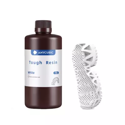 Anycubic Tough 3D Yazıcı Reçine - Beyaz - 1Kg (1)