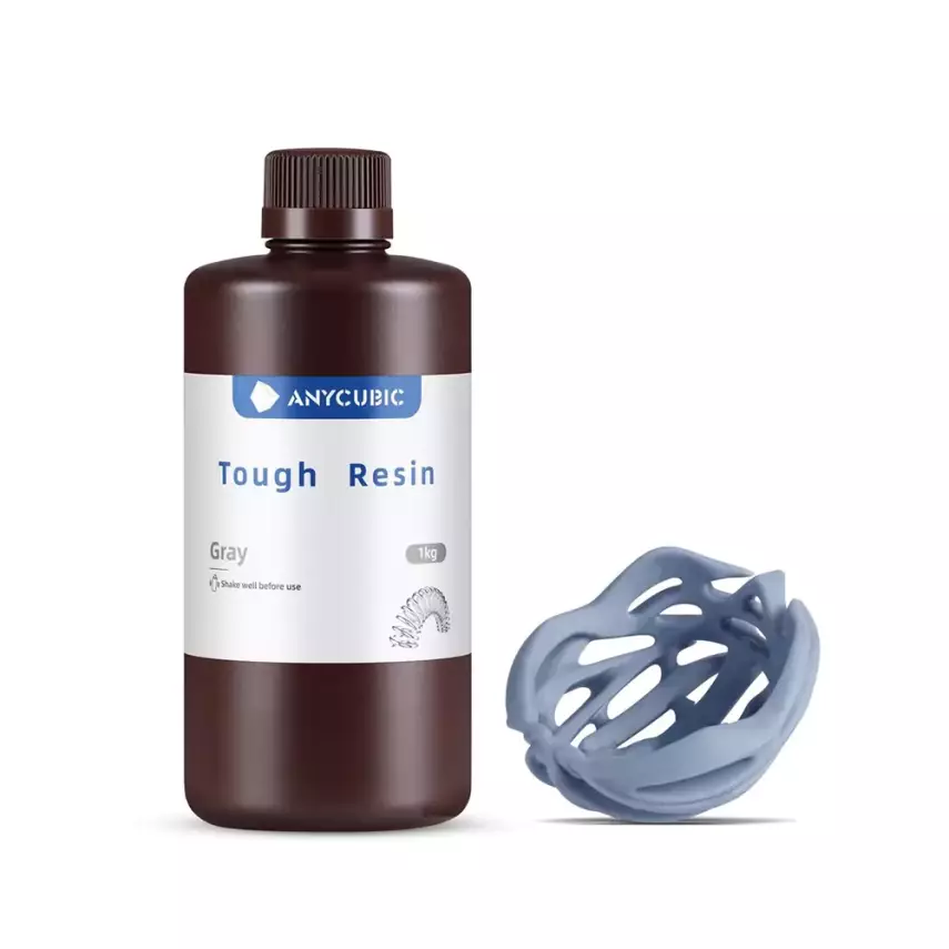 Anycubic Tough 3D Yazıcı Reçine - Gri - 1Kg - 2
