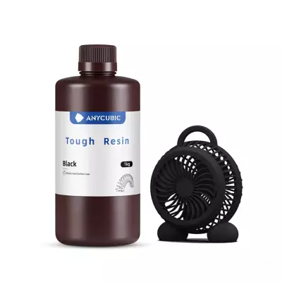 Anycubic Tough 3D Yazıcı Reçine - Siyah - 1Kg (1)