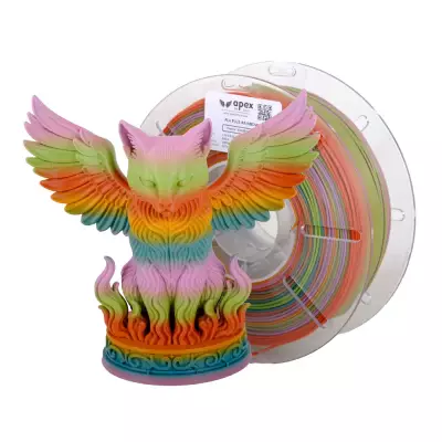 Apex Pla Plus Rainbow Günbatımı Işıltısı 1.75mm 1Kg 