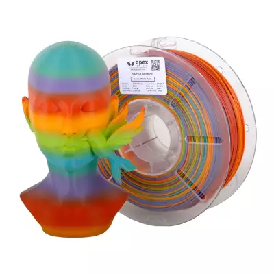 Apex Pla Plus Rainbow Tropik Parıltı 1.75mm 1Kg 