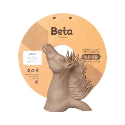 Beta PLA Filament Dark Wood (1)