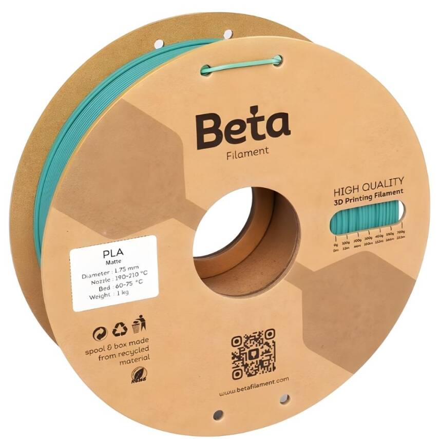 Beta PLA Mat Filament Çam Yeşil - 1