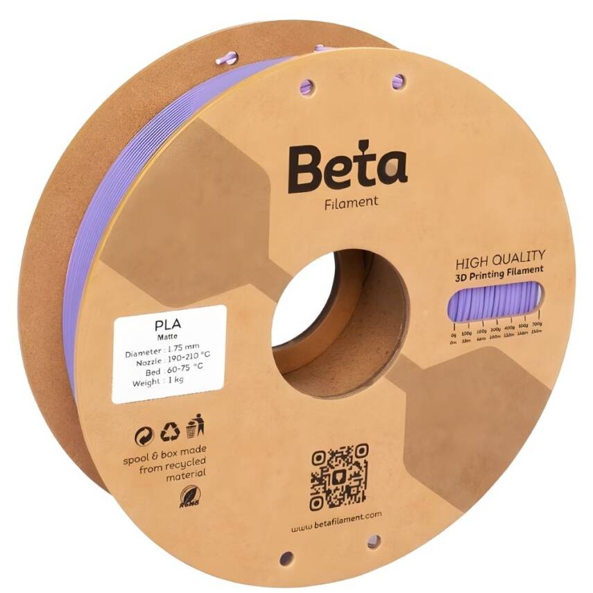 Beta PLA Mat Filament Mor - 1