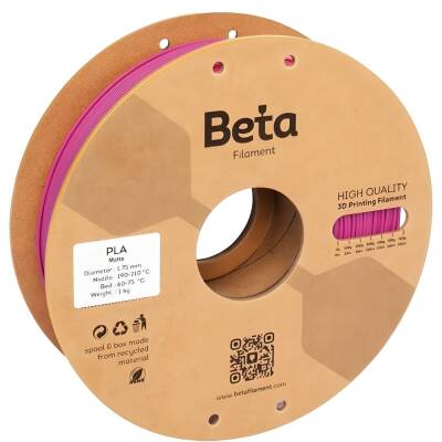 Beta PLA Mat Filament Şeftali Pembe 