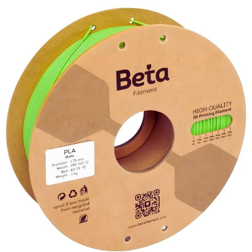 Beta PLA Mat Filament Soğan Yeşil - 1