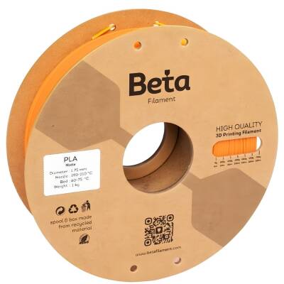Beta PLA Mat Filament Turuncu 
