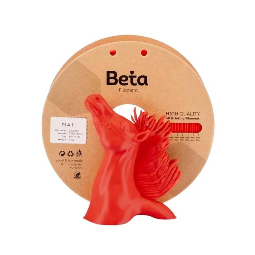 Beta PLA Plus Filament Ateş Kırmızı 1.75mm 1Kg - 1