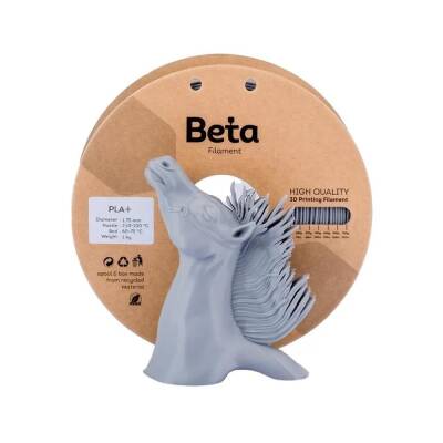 Beta PLA Plus Filament Gri 1.75mm 1Kg 