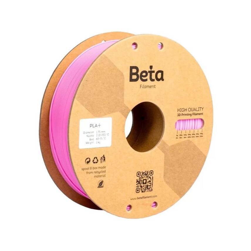 Beta PLA Plus Filament Gül Pembe 1.75mm 1Kg - 1