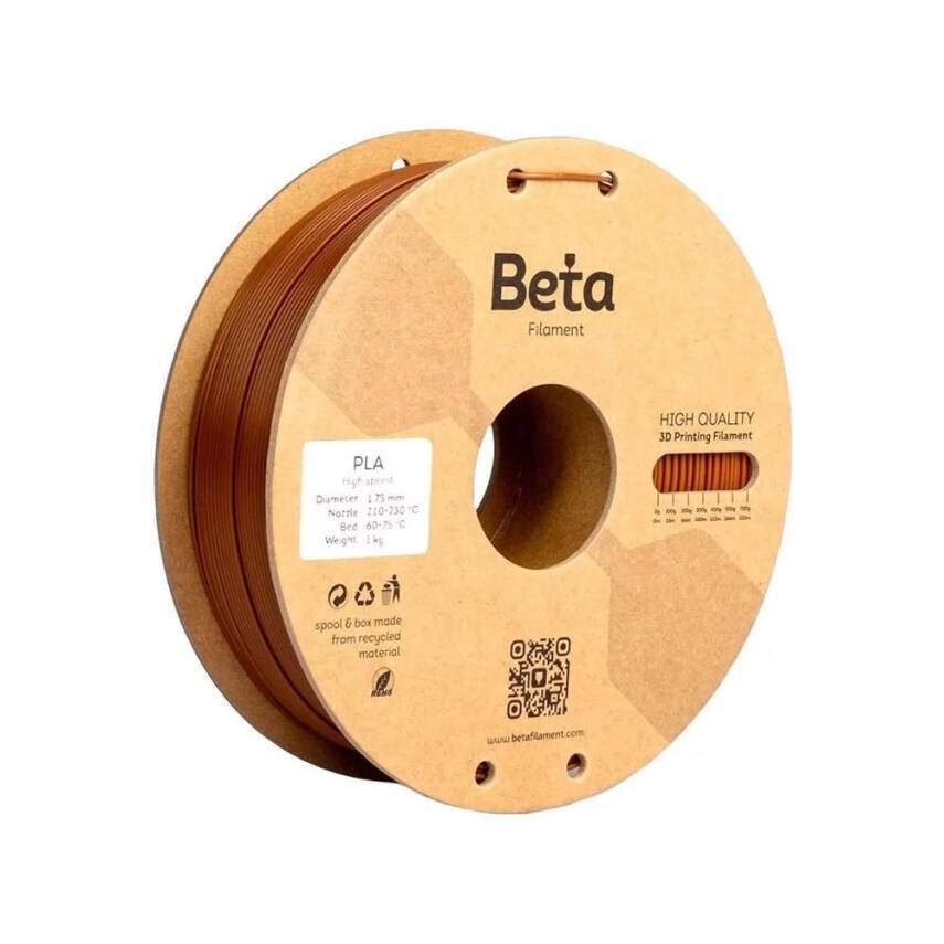 Beta PLA Plus Filament Kahverengi 1.75mm 1Kg - 1