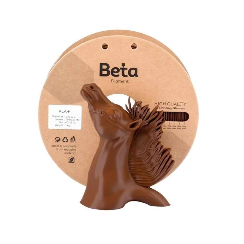 Beta PLA Plus Filament Kahverengi 1.75mm 1Kg - 2