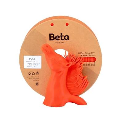 Beta PLA Plus Filament Neo Kırmızı 1.75mm 1Kg 