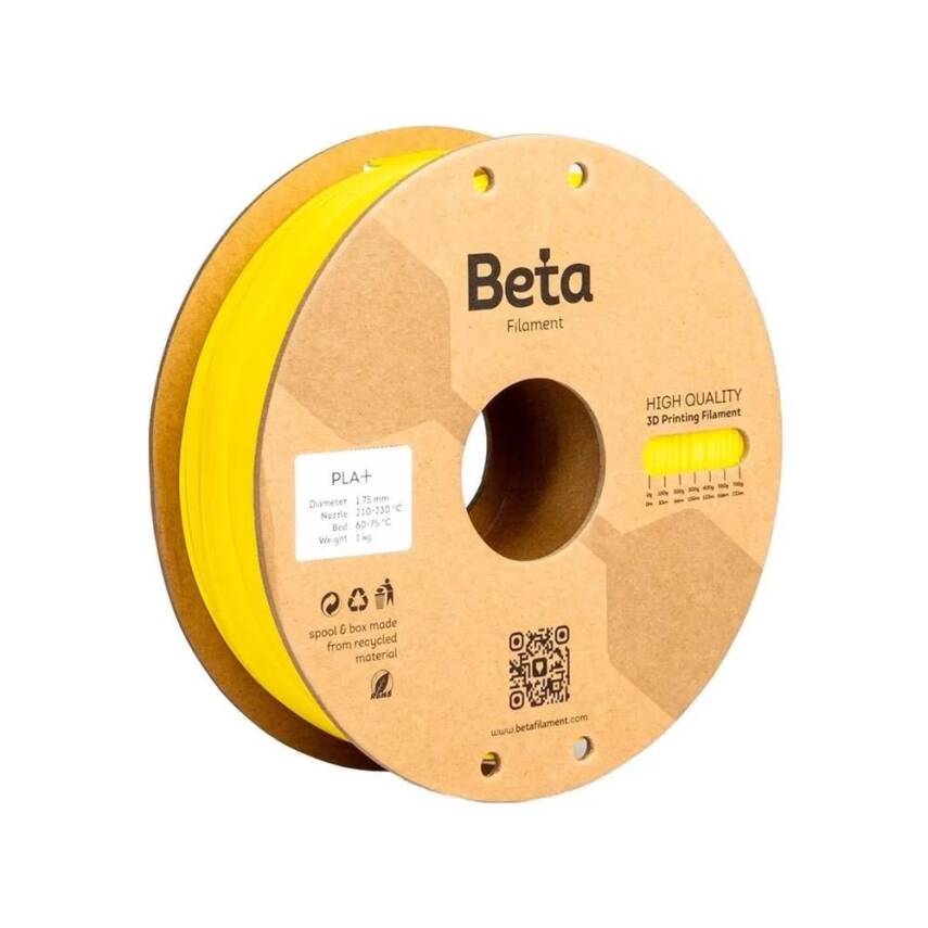 Beta PLA Plus Filament Sarı 1.75mm 1Kg - 1