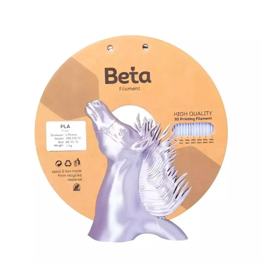 Beta PLA Silk Winter Filament 1.75mm 1Kg - 1