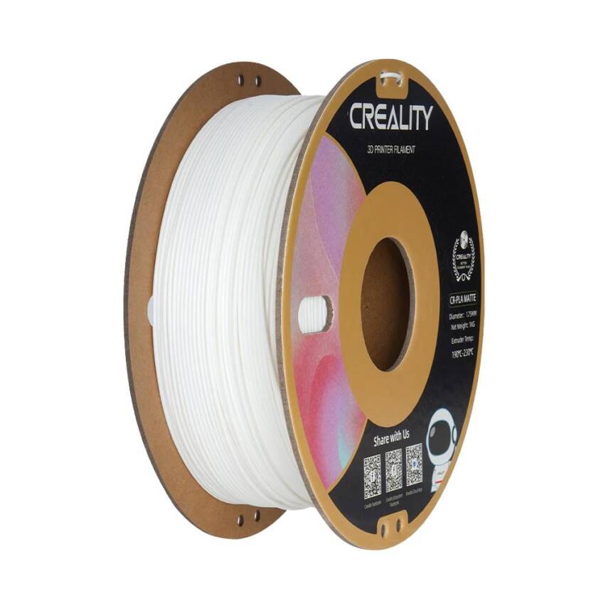 Creality CR-PLA Matte Beyaz Filament 1.75mm 1Kg - 1