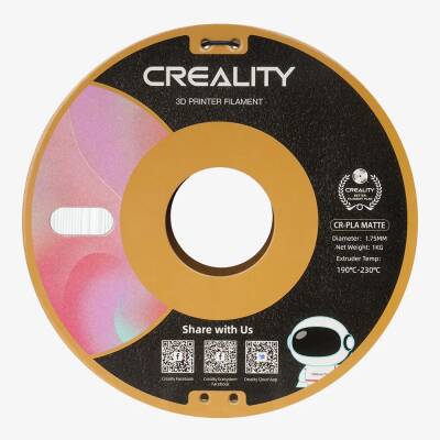 Creality CR-PLA Matte Beyaz Filament 1.75mm 1Kg (1)