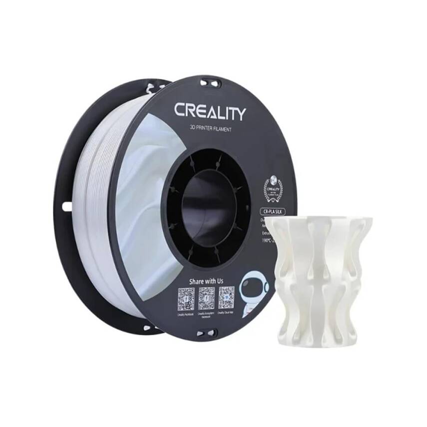 Creality CR-PLA Silk Beyaz Filament 1.75mm 1Kg - 1