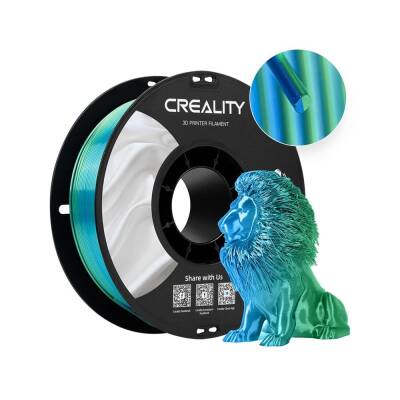 Creality CR-PLA Silk Mavi-Yeşil Filament 1.75mm 1Kg (1)
