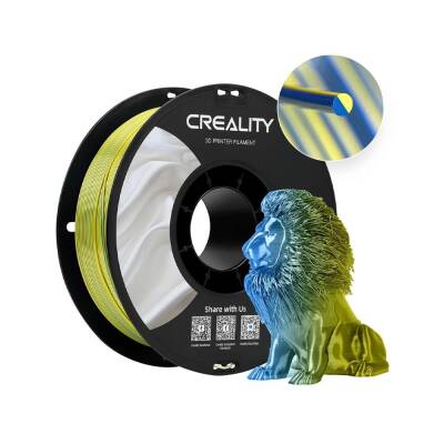 Creality CR-PLA Silk Sarı-Mavi Filament 1.75mm 1Kg (1)