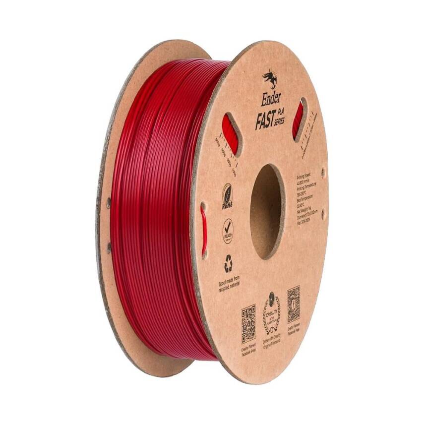 Creality Ender Fast PLA Ateş Kırmızı Filament 1.75mm 1Kg - 1