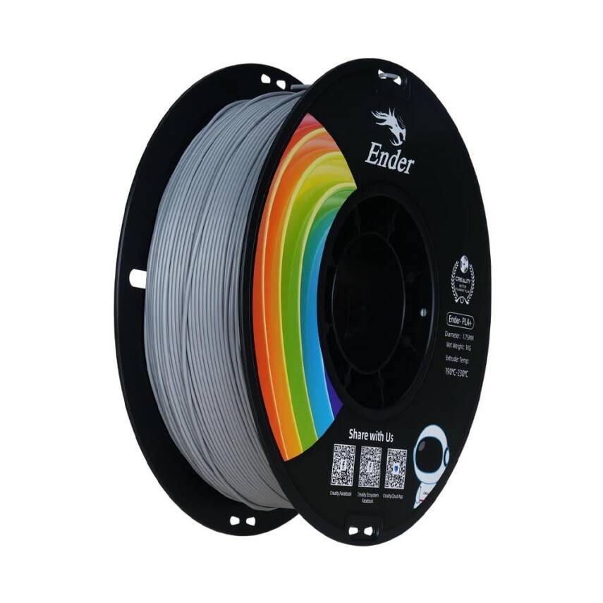 Creality Ender PLA+ Gri Filament 1.75mm 1Kg - 1
