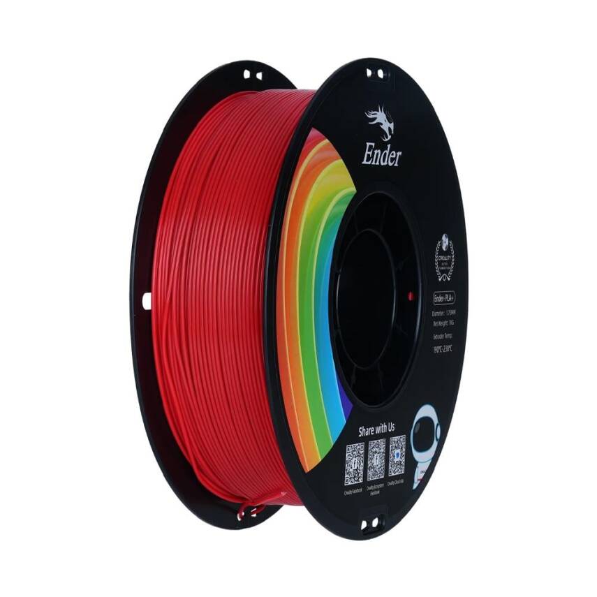 Creality Ender PLA+ Kırmızı Filament 1.75mm 1Kg - 1