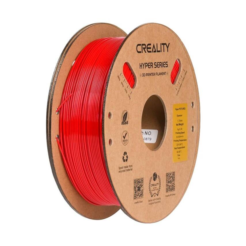 Creality Hyper PETG Kırmızı Filament 1.75mm 1Kg - 1