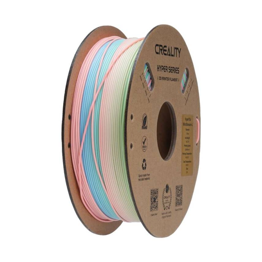 Creality Hyper PLA Rainbow Wild Blossom Long Filament 1.75mm 1Kg - 1