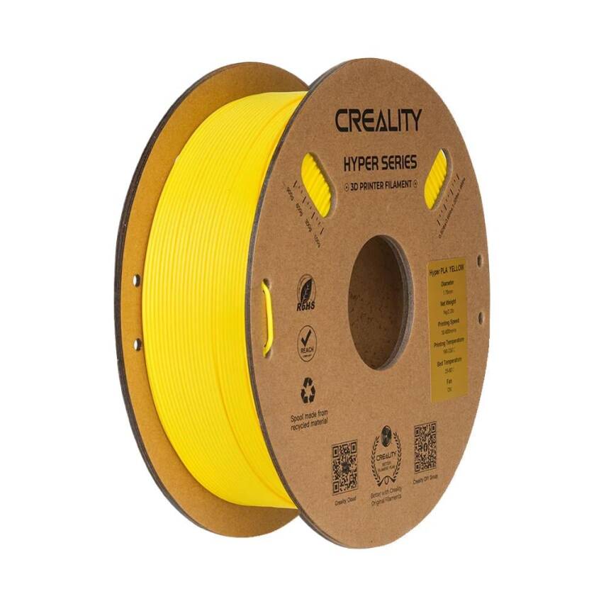 Creality Hyper PLA Sarı Filament 1.75mm 1Kg - 1