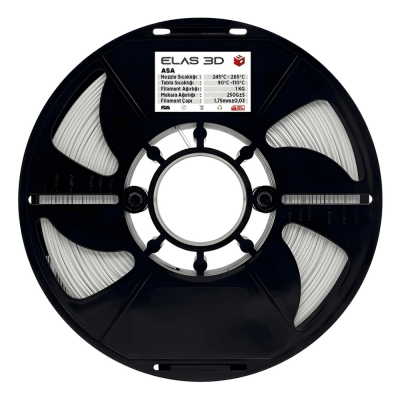 Elas Beyaz ASA 1.75mm 1kg Filament - 3