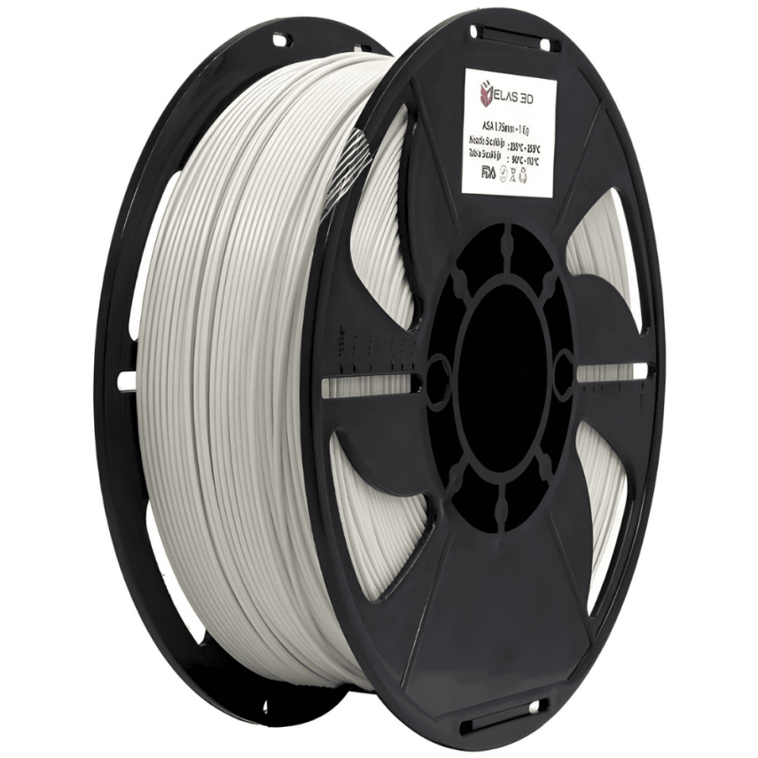 Elas Beyaz ASA 1.75mm 1kg Filament - 1