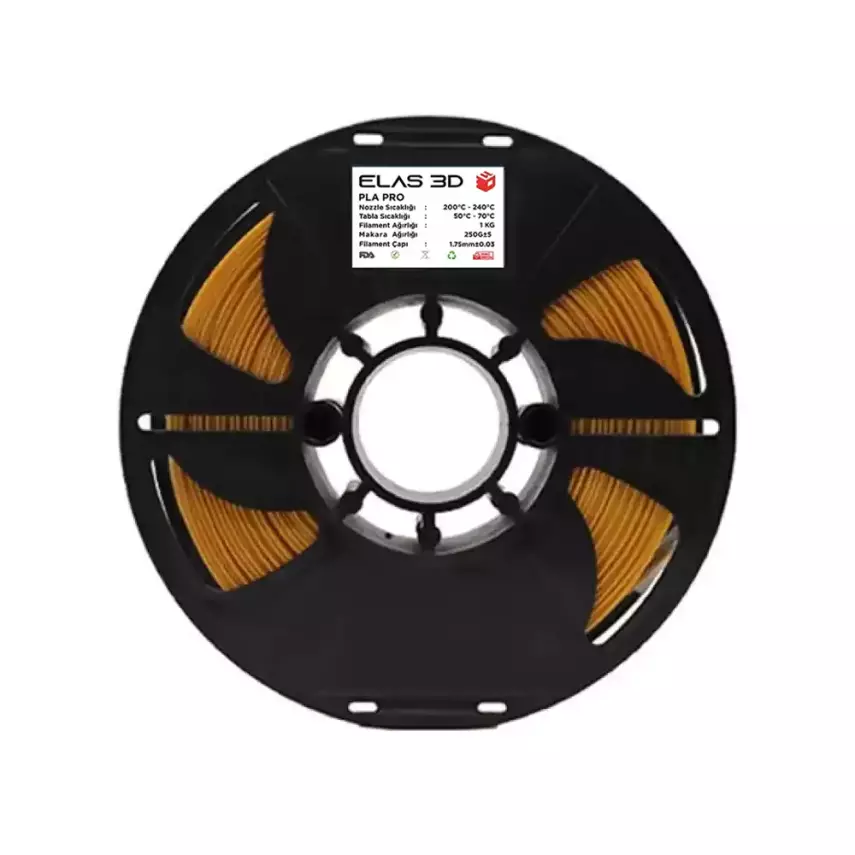 Elas PLA Pro Filament 1.75mm 1kg Karamel - 1