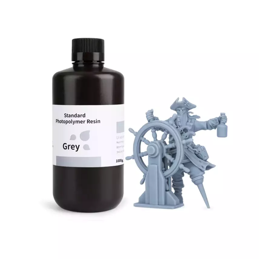 ELEGOO 3D Yazıcı Standart Reçine - Gri - 1Kg - 1