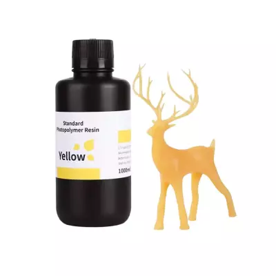 ELEGOO 3D Yazıcı Standart Reçine - Sarı - 1Kg 