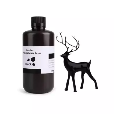 ELEGOO 3D Yazıcı Standart Reçine - Siyah - 1Kg 