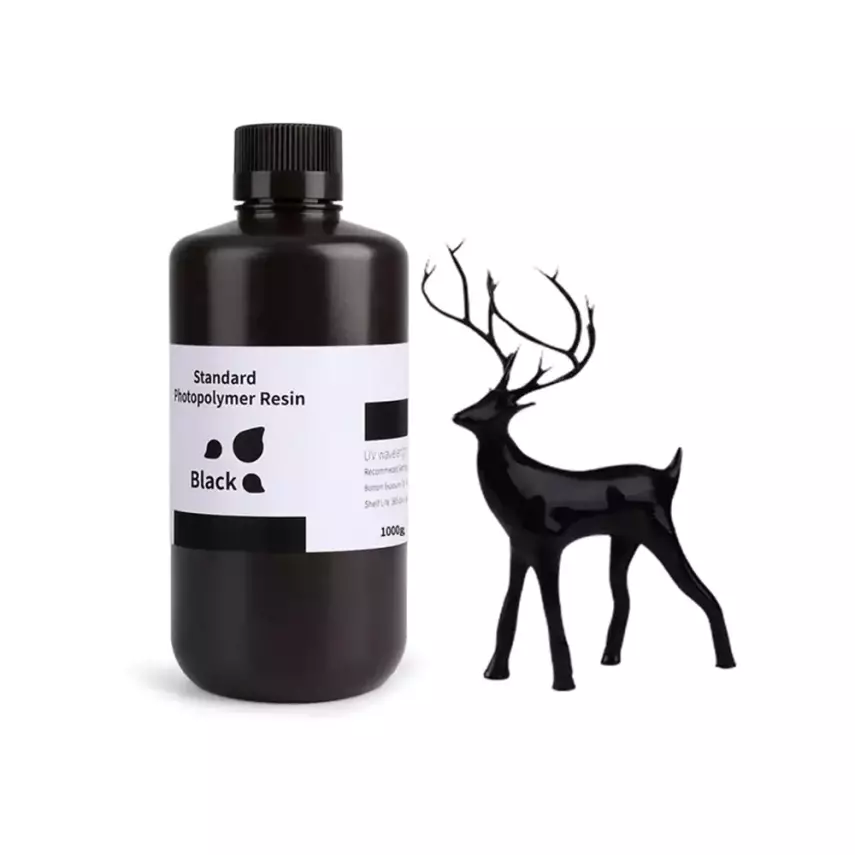ELEGOO 3D Yazıcı Standart Reçine - Siyah - 1Kg - 1