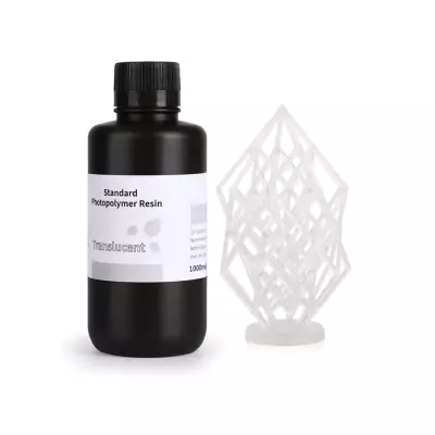 ELEGOO 3D Yazıcı Standart Reçine - Yarı Saydam  - 1Kg 