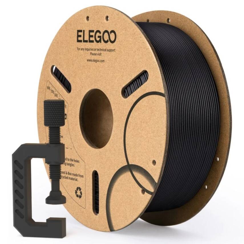ELEGOO PLA-CF Carbon Fiber Filament Siyah - 1