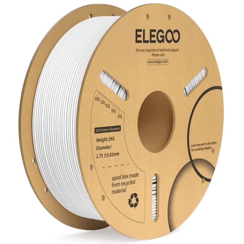 ELEGOO PLA+ Filament Beyaz - 1