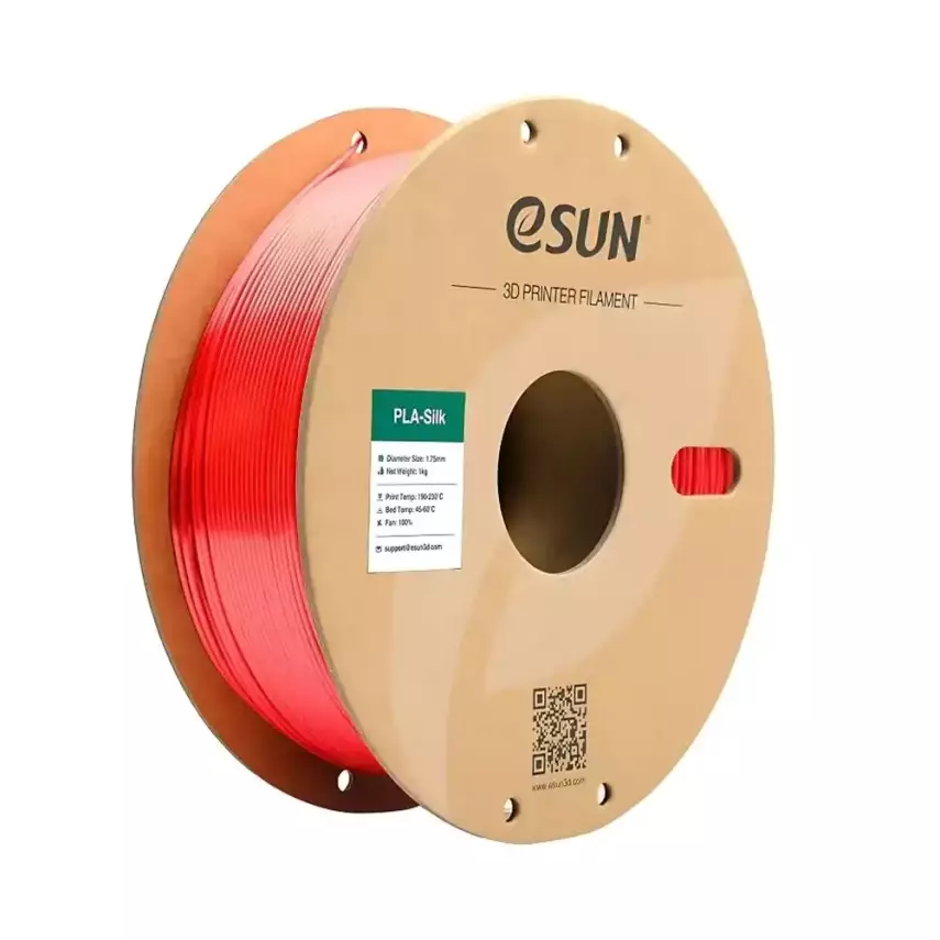 Esun ePLA-Silk Filament Kırmızı 1.75mm 1Kg - 1
