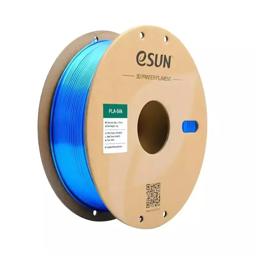 Esun ePLA-Silk Filament Mavi 1.75mm 1Kg - 1
