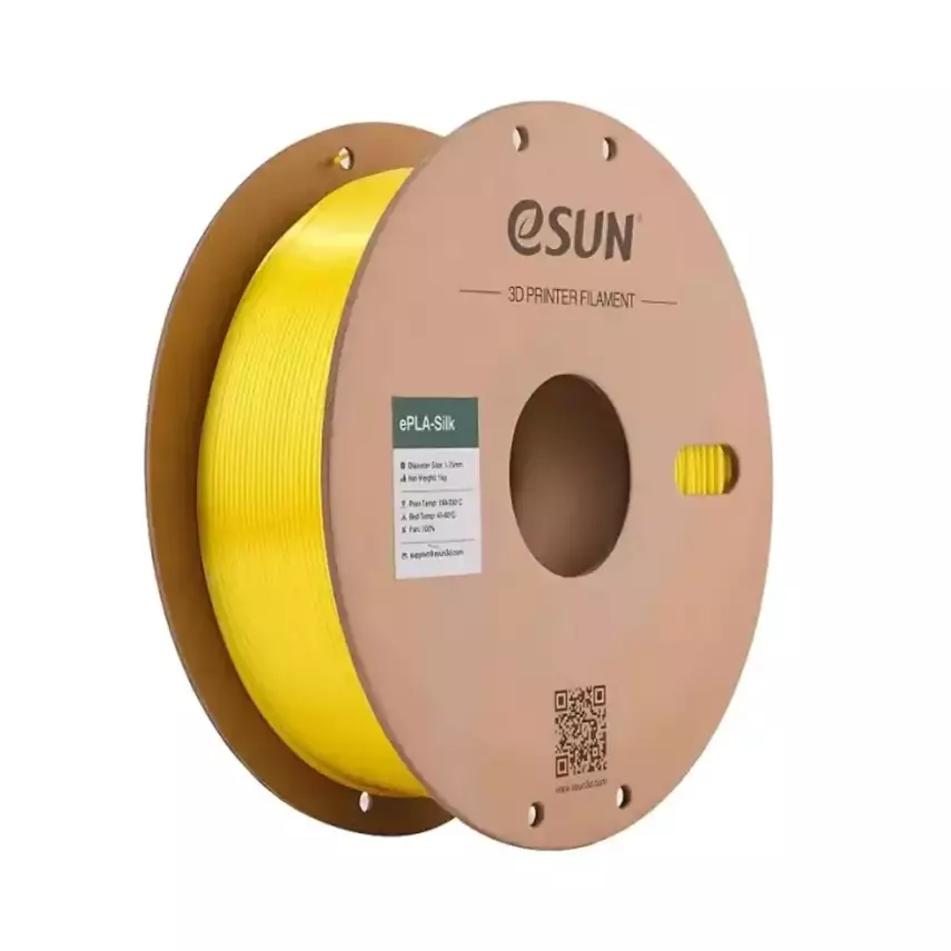 Esun ePLA-Silk Filament Sarı 1.75mm 1Kg - 1