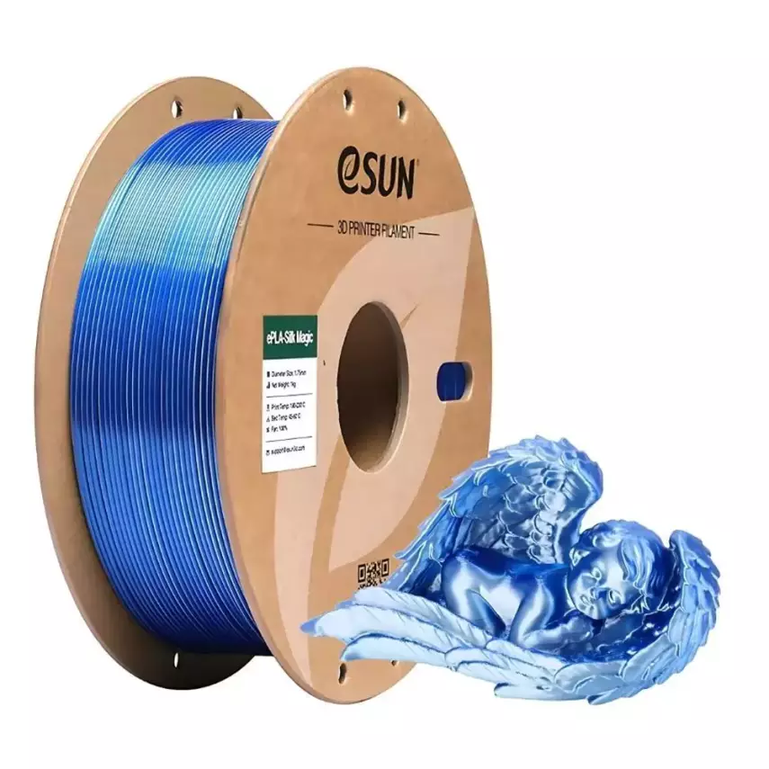 Esun ePLA-Silk Magic Filament Mavi-Gümüş 1.75mm 1Kg - 1
