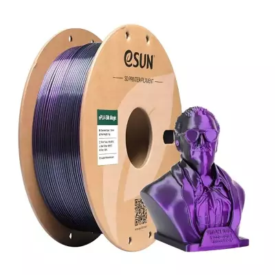 Esun ePLA-Silk Magic Filament Siyah-Mor 1.75mm 1Kg 