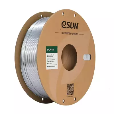 Esun ePLA-Silk Metalik Gümüş Filament 1.75mm 1Kg 