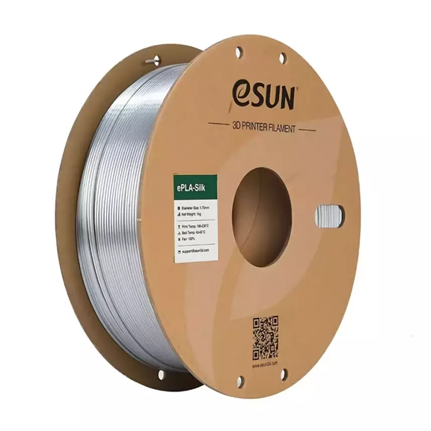 Esun ePLA-Silk Metalik Gümüş Filament 1.75mm 1Kg - 1