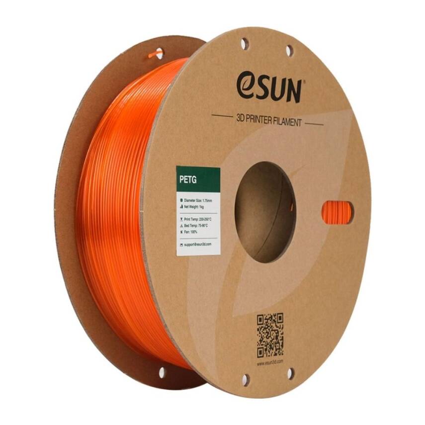 Esun PETG Filament Transparan Turuncu - 1